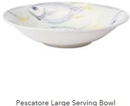 Pescatore 15" Round Serving Bowl