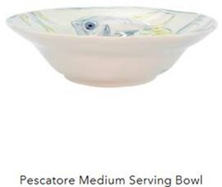 Pescatore 12" Round Serving Bowl