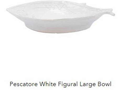 Pescatore 14" Figural Serving Bowl