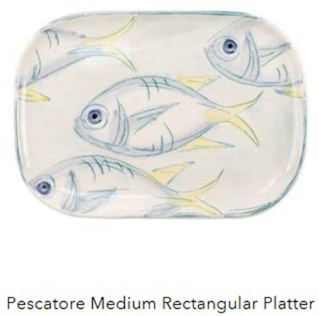 Pescatore 14" Rectangular Serving Platter