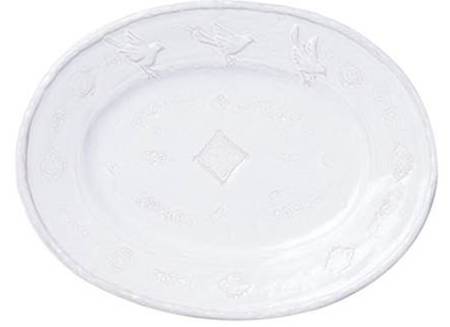 Bellezza Stone 17" Oval Serving Platter