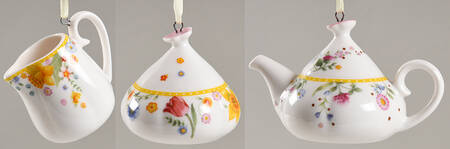 Spring Awakening (3 Pc) Ornament Set (Teapot,Creamer,Sugar)