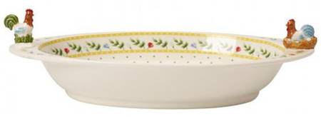 Spring Awakening 13" Oval Serving Bowl