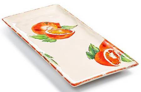 Fresh Fruit 12" Rectangular Serving Platter