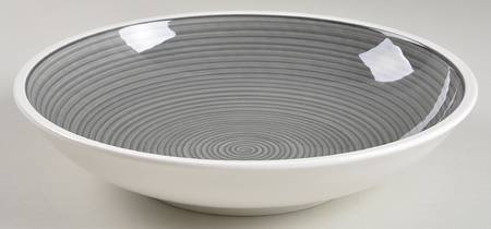 Artesano Nature Manufacture Gris 9" Individual Pasta Bowl