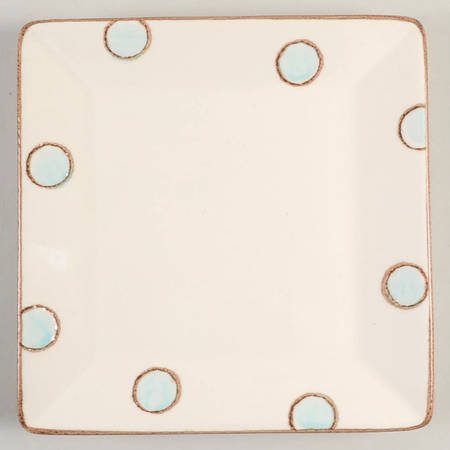 V4C3 Aqua Square Salad Plate