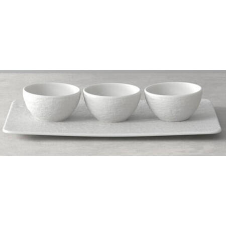 Manufacture Rock Dip Bowl Set-3 Bowls (2 DIBM1&1 DIBM2) & Tray