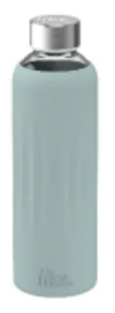 To Go and To Stay Glass Water Bottle & Lid