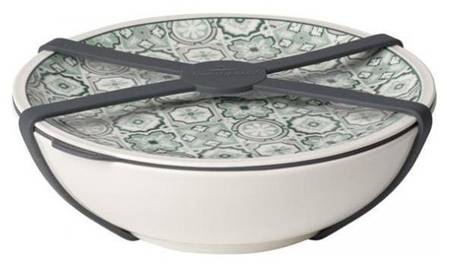 Jade Caro Large Travel Bowl & Lid with Silicone Strap
