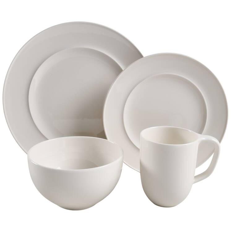 Neo White 4 Piece Place Setting