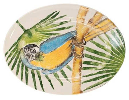Into the Jungle 18" Oval Serving Platter