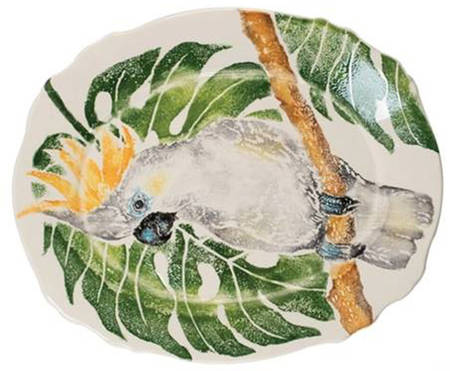 Into the Jungle 15" Oval Serving Platter