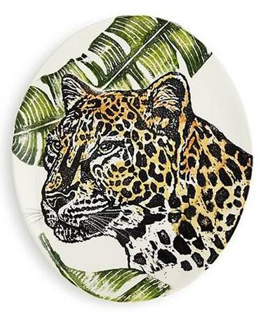 Into the Jungle 14" Oval Serving Platter