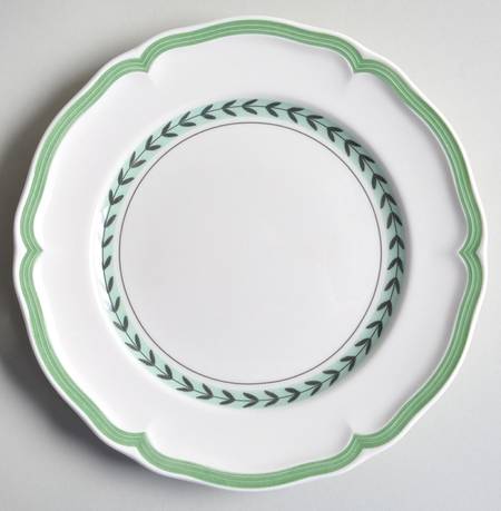 French Garden Green Line Salad Plate