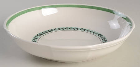 French Garden Green Line 9" Individual Pasta Bowl