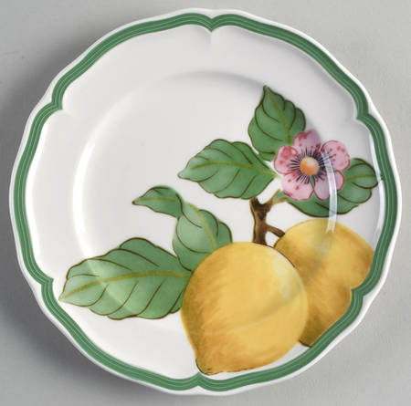French Garden Modern Fruit Salad Plate