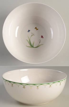 Colorful Spring 9" Round Vegetable Bowl