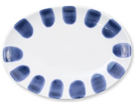 Santorini Mosaic 14" Oval Serving Platter