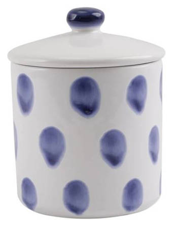Santorini Mosaic Small Canister & Lid