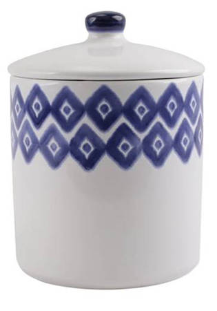 Santorini Mosaic Large Canister & Lid