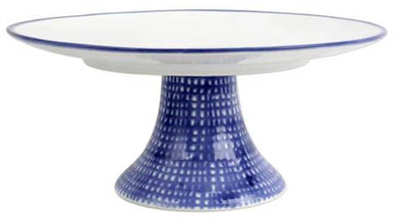 Santorini Mosaic 12" Diameter Pedestal Cake Stand