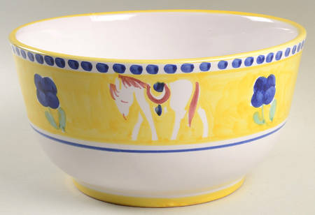 Campagna Cavallo Horse 10" Large Salad Serving Bowl