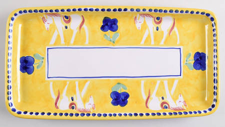 Campagna Cavallo Horse 15" Rectangular Serving Platter