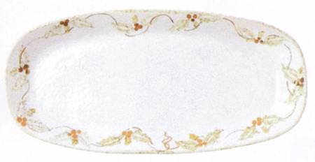 Perla Natale 18" Oval Serving Platter