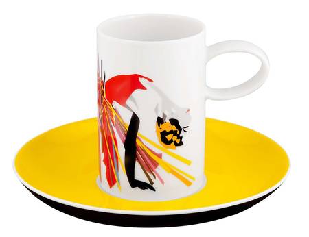 Tchaikovsky Flat Cup & Saucer Set