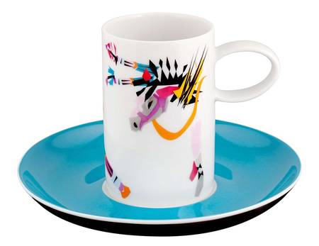 Tchaikovsky Flat Cup & Saucer Set