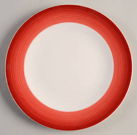 Colorful Life Deep Red Salad Plate