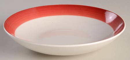 Colorful Life Deep Red 9" Individual Pasta Bowl