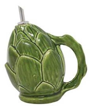 Artichokes Oil Cruet with Stopper