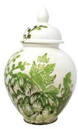 Artichokes Small Ginger Jar & Lid