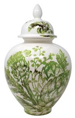 Artichokes Large Ginger Jar & Lid
