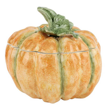 Pumpkins Figural Serving Bowl & Lid