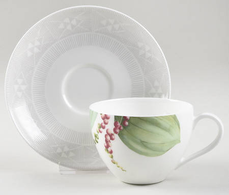 Malindi Flat Cup & Saucer Set
