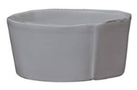 Lastra Light Gray 8" Round Serving Bowl