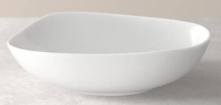 Organic White 7" Individual Pasta Bowl