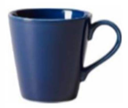 Organic Deep Blue Mug