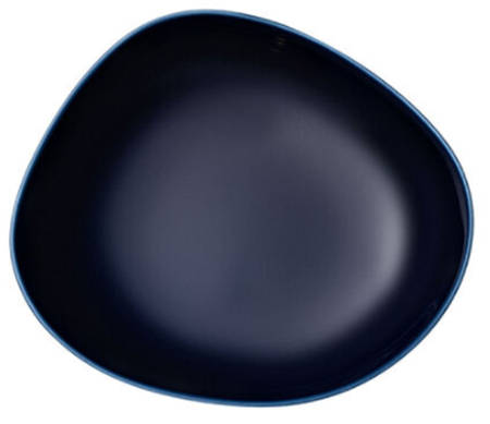 Organic Deep Blue 7" Individual Pasta Bowl