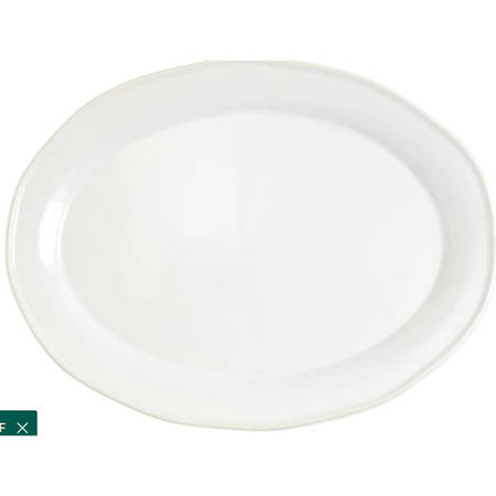 Chroma White 16" Oval Serving Platter