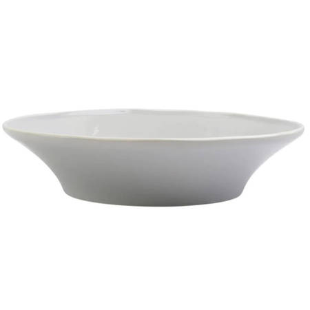 Chroma Light Gray 12" Shallow Round Bowl
