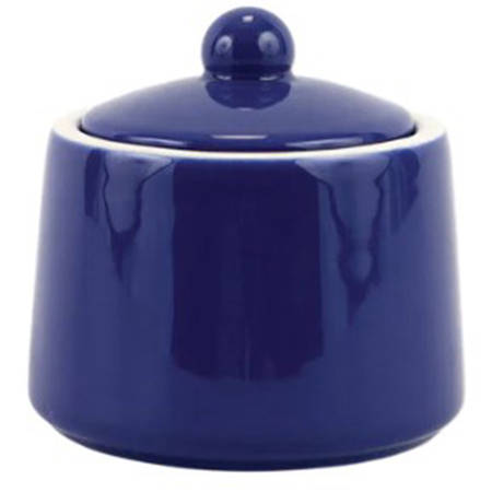 Chroma Blue Sugar Bowl & Lid