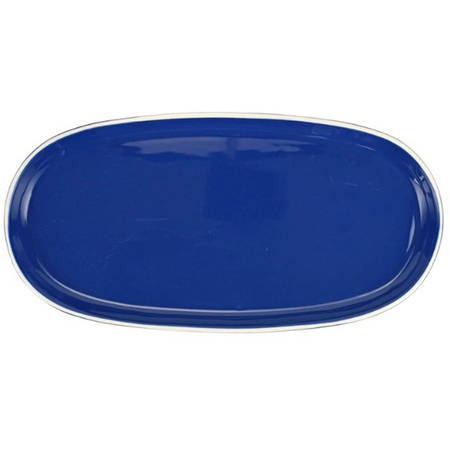 Chroma Blue 16" Oval Serving Platter