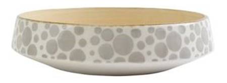 Earth 12" Shallow Round Bowl