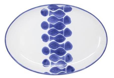 Santorini Fish 14" Oval Serving Platter