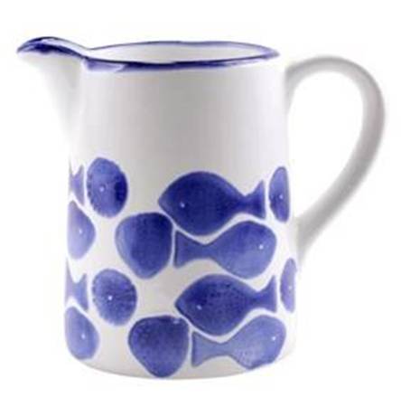 Santorini Fish Medium Pitcher