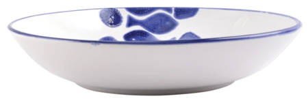 Santorini Fish 12" Round Serving Bowl