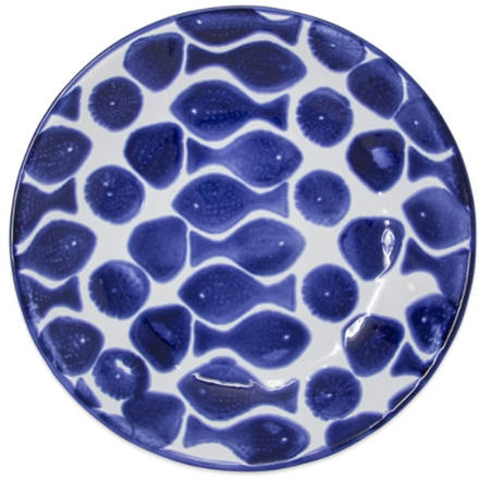 Santorini Fish 9" Individual Pasta Bowl